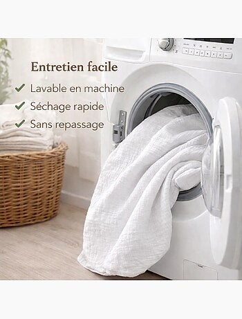Gaze de algodão alia promo linge
