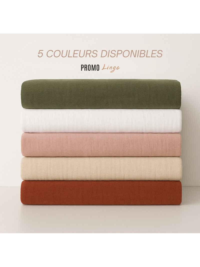 Gaze de algodão alia promo linge Branco - Kiabi