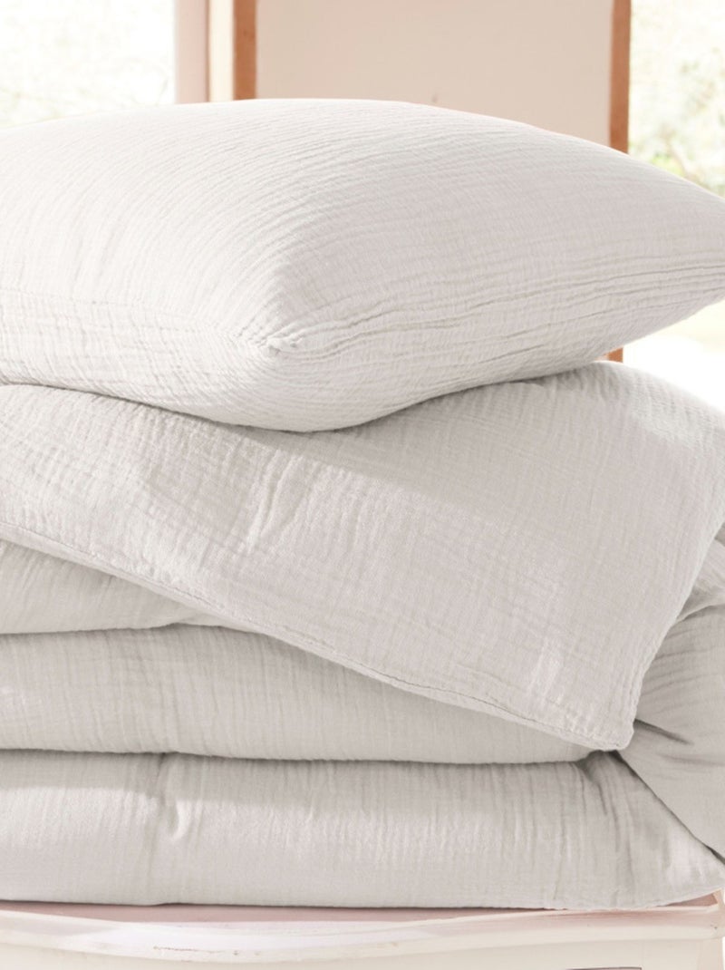 Gaze de algodão alia promo linge Branco - Kiabi