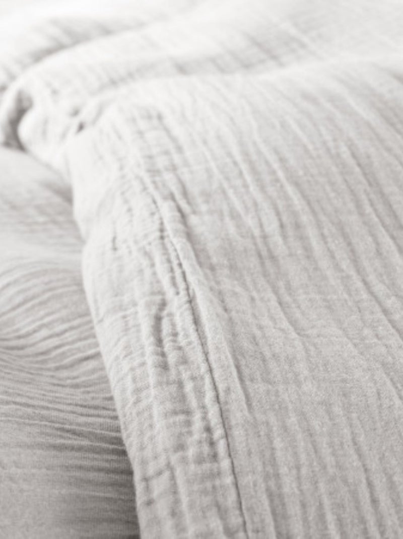 Gaze de algodão alia promo linge Cinza claro - Kiabi