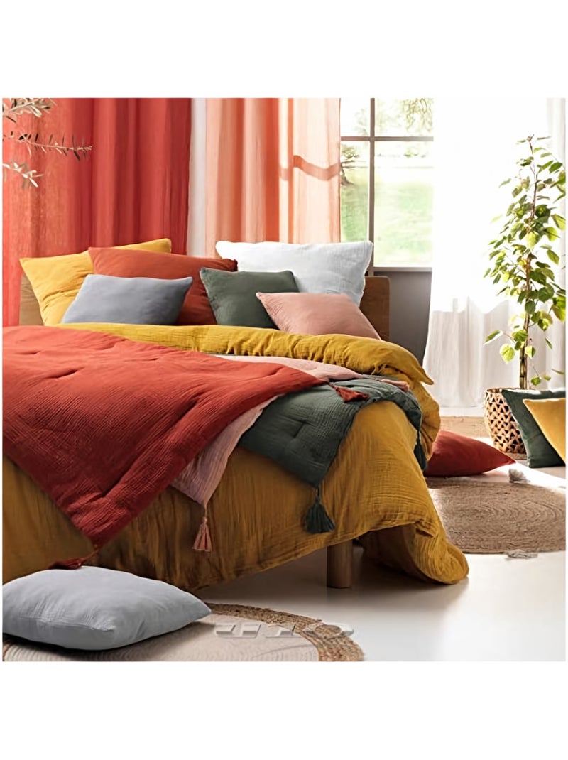 Gaze de algodão alia promo linge Cinza - Kiabi