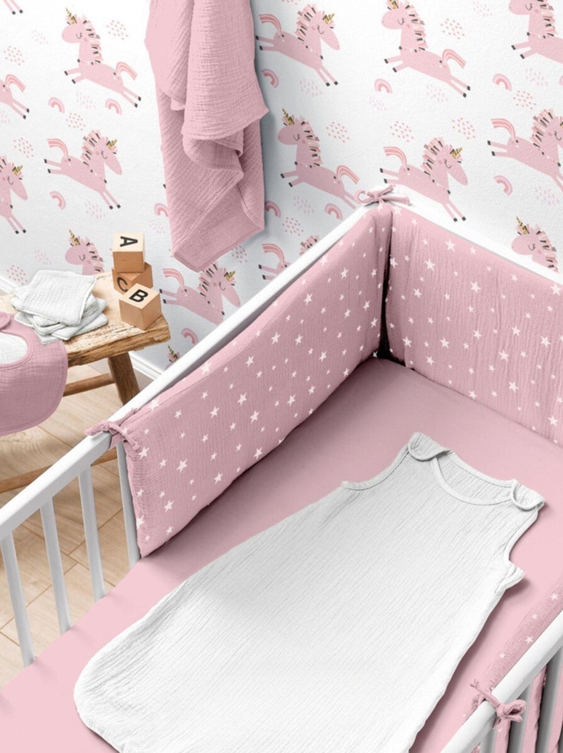 Gaze de algodão alia promo linge Rosa - Kiabi