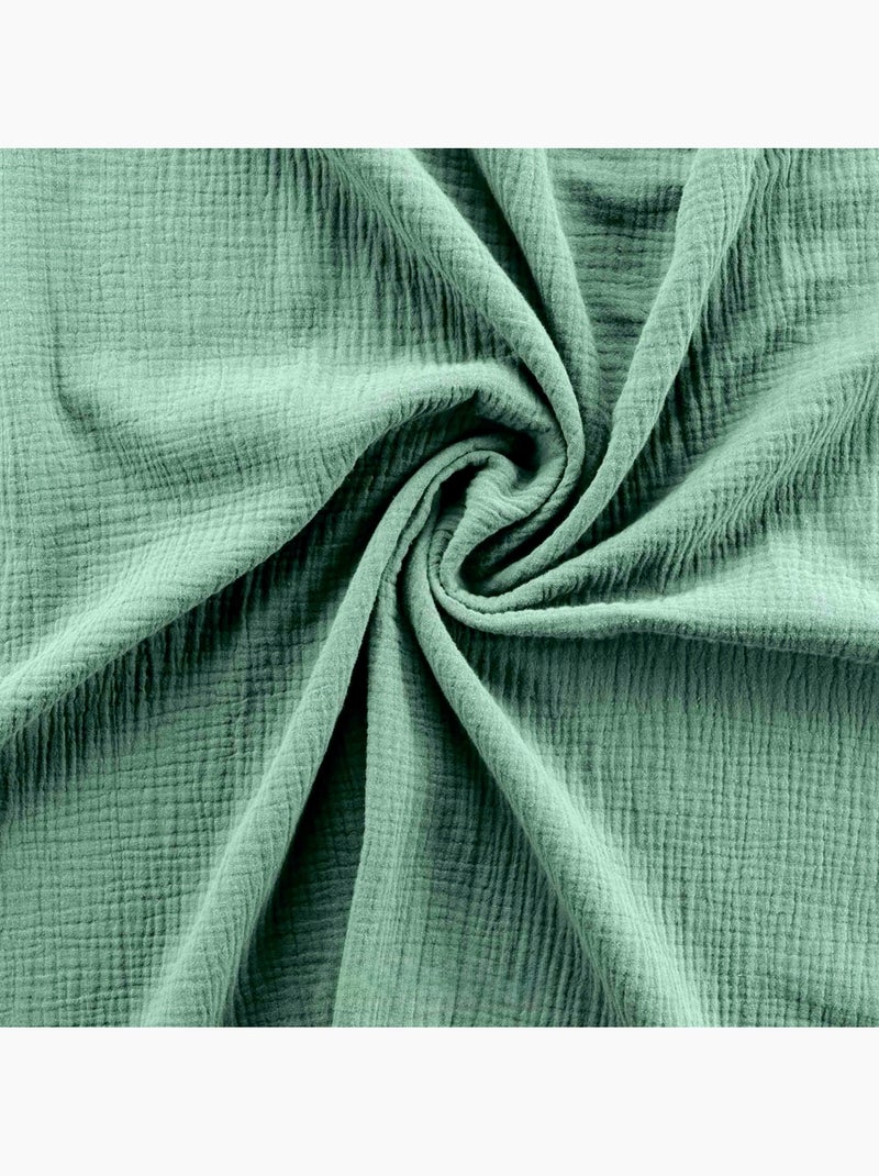 Gaze de algodão angelia douceur d'intérieur Verde sálvia - Kiabi