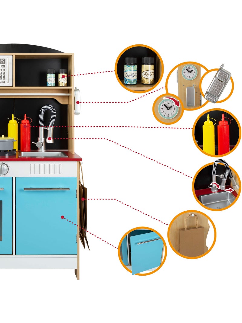 Gelataria com cozinha de madeira WOOMAX N/D - Kiabi