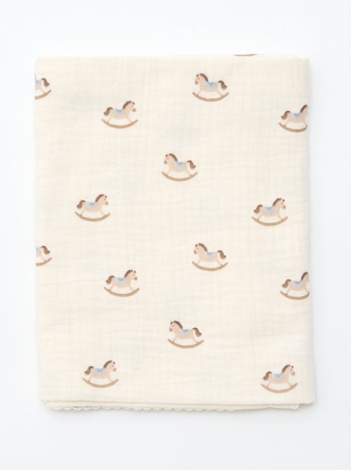 GIFTBOX Fato + meias + fralda de pano + babete - Kiabi