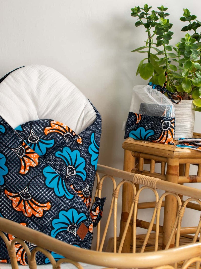 Gigoteuse de embrulho para bebé em algodão | sevira kids Azul - Kiabi