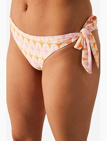 Gina cueca de biquíni brasileira estampada penti