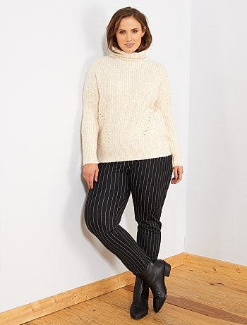 Gola alta em malha fantasia - Kiabi