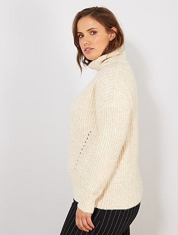 Gola alta em malha fantasia - Kiabi