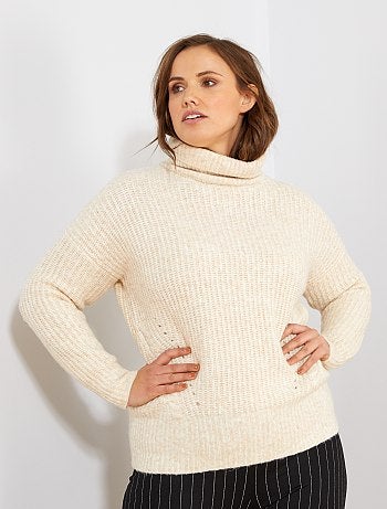 Gola alta em malha fantasia - Kiabi