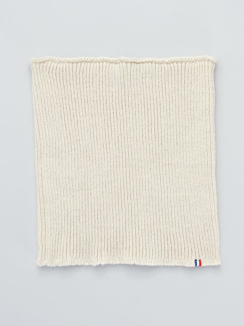 Gola de malha canelada - Fabricado em França - Kiabi