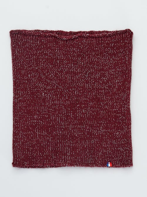 Gola de malha canelada - Fabricado em França - Kiabi