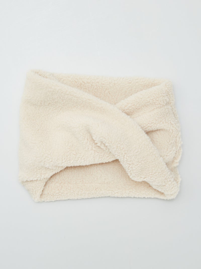 Gola efeito lã de carneiro BEGE - Kiabi