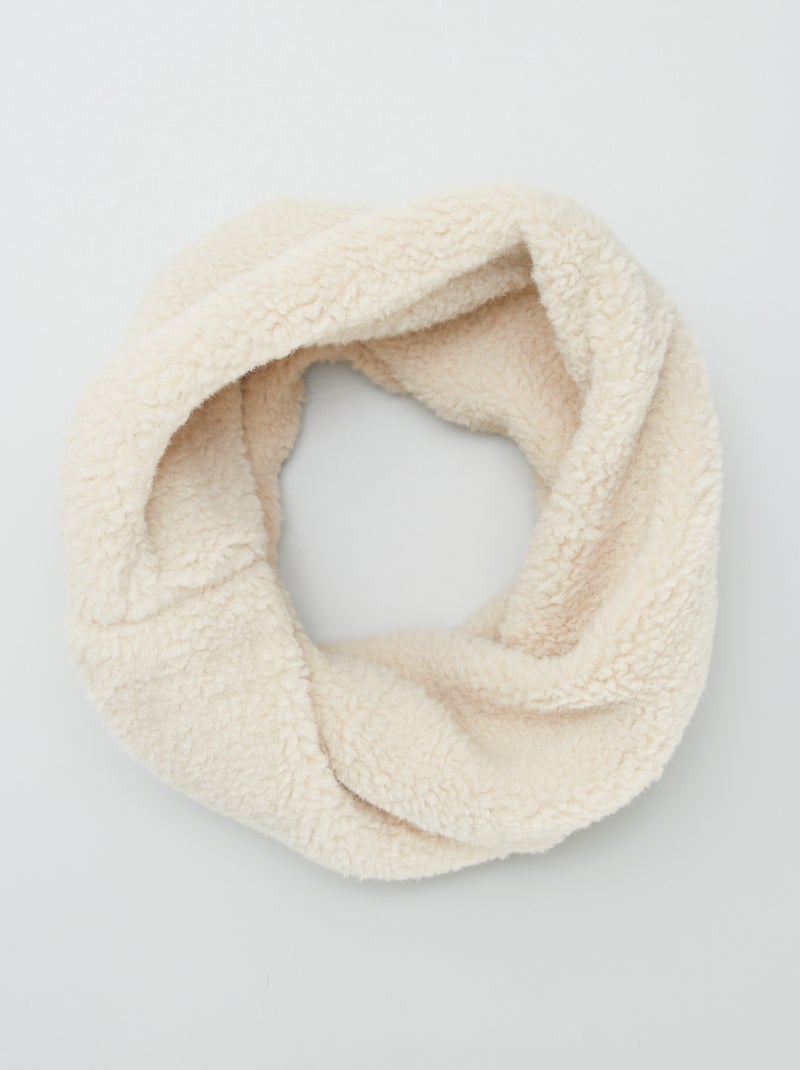 Gola efeito lã de carneiro BEGE - Kiabi