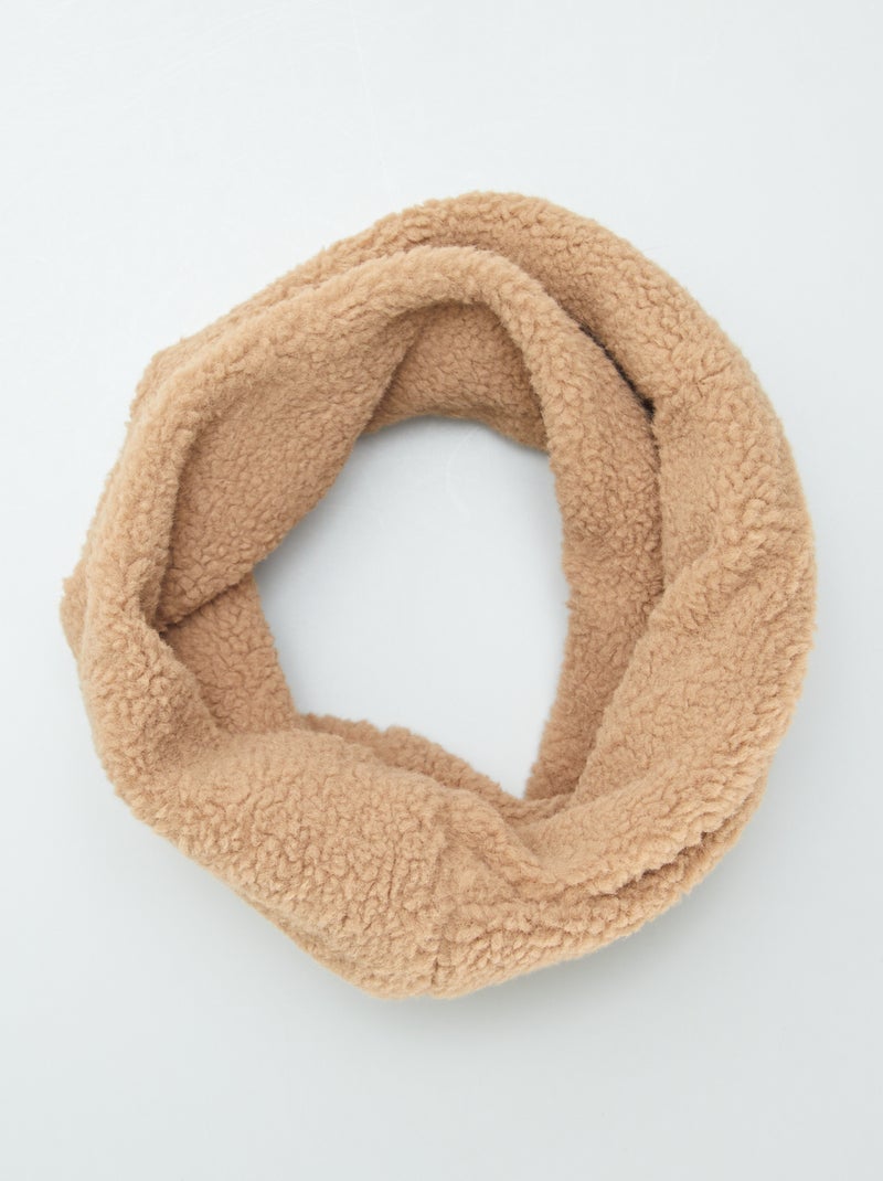 Gola efeito lã de carneiro CASTANHO - Kiabi