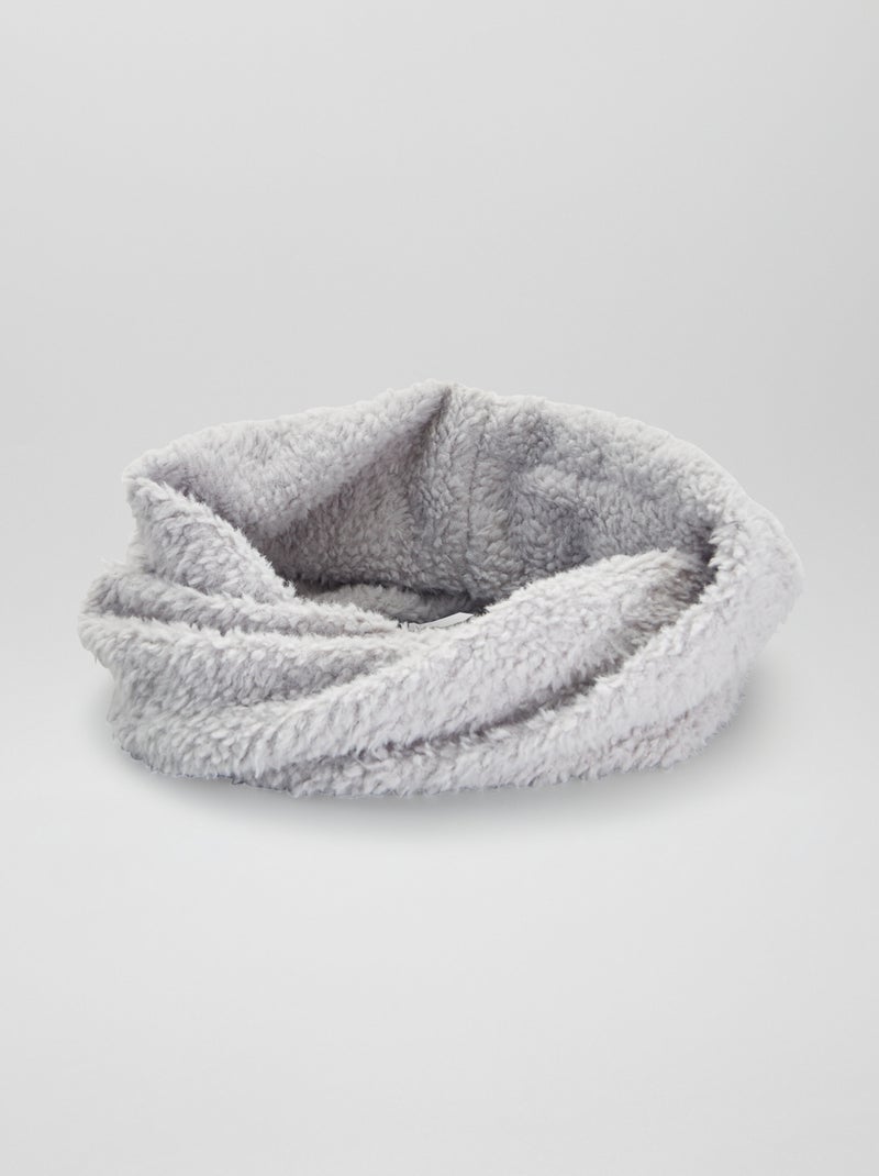 Gola em sherpa CINZA - Kiabi