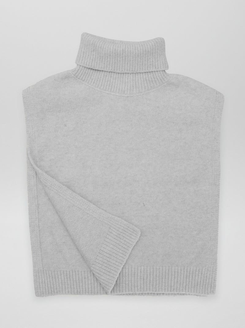 Gola enrolada tipo snood CINZA - Kiabi