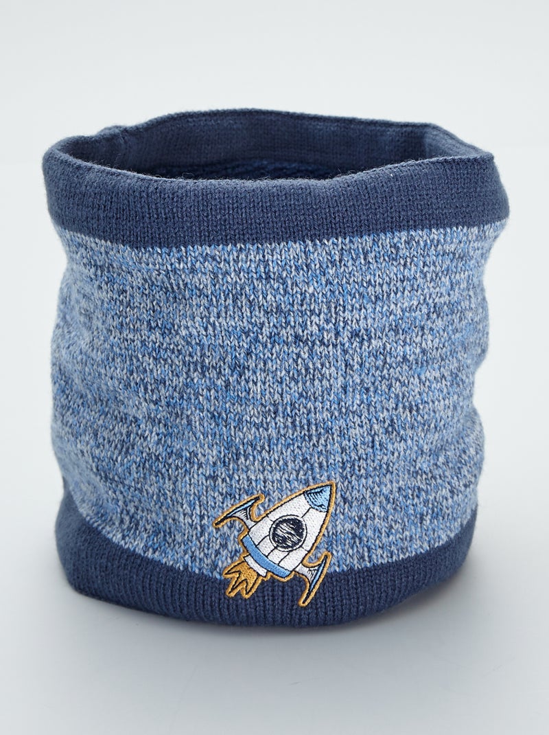 Gola forrada e 'foguetão' Azul - Kiabi