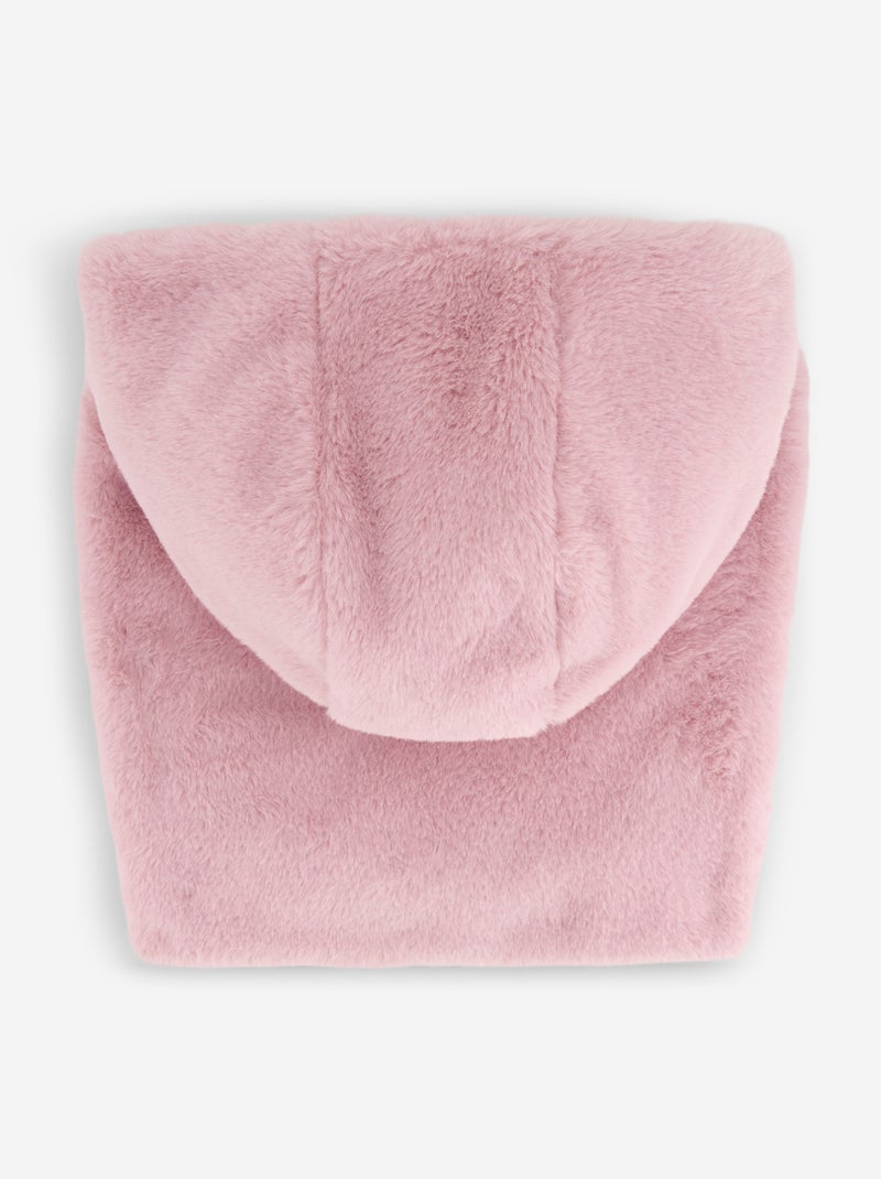 Gola protetora com capuz Rosa - Kiabi