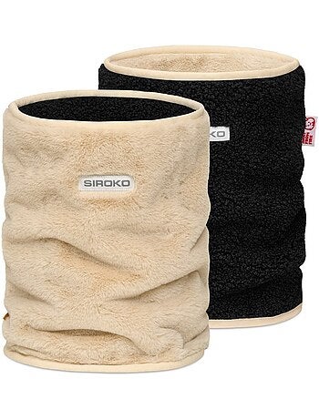 Gola reversível em sherpa e micropolar para criança