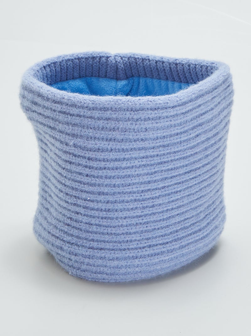 Gola snood canelada AMARELO - Kiabi