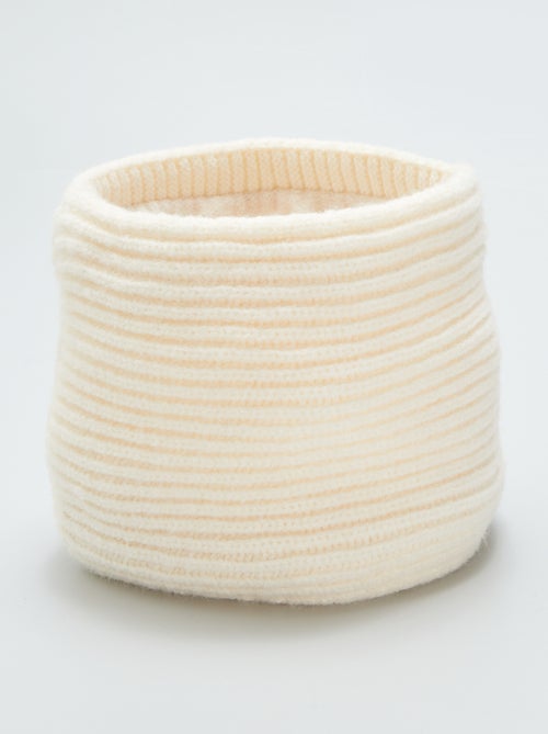 Gola snood canelada - Kiabi