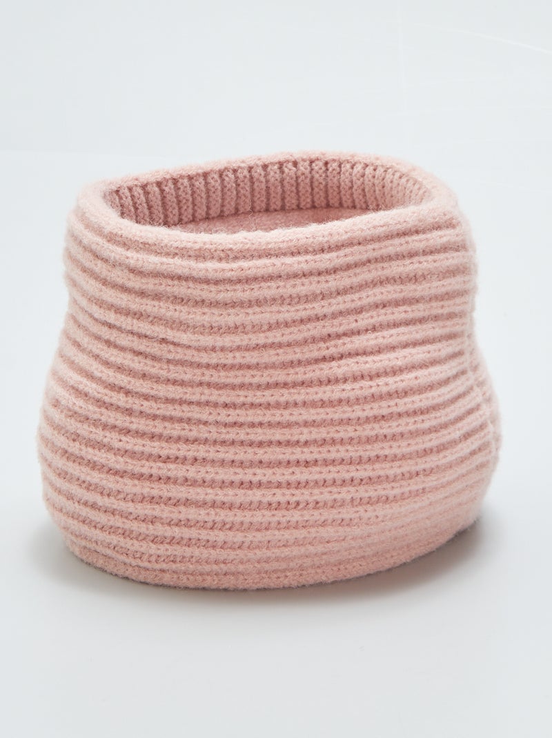 Gola snood canelada ROSA - Kiabi