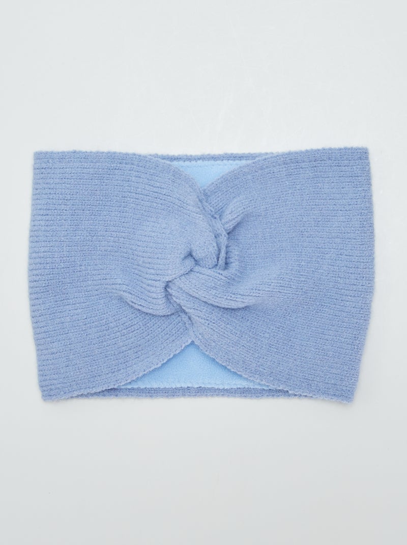 Gola snood em malha torcida AZUL - Kiabi