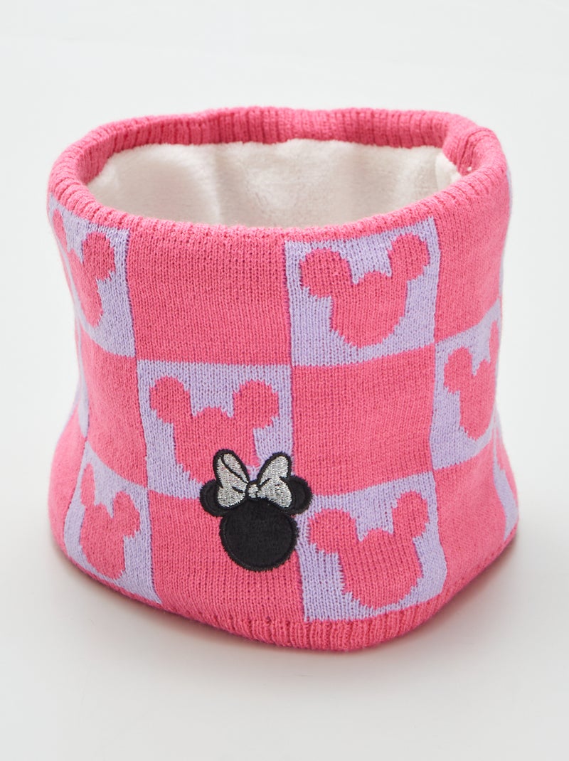 Gola snood 'Minnie' estampada ROSA - Kiabi