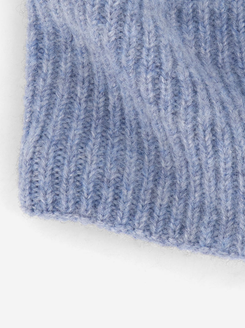 Gola Tubular Forrada a Polar Azul - Kiabi