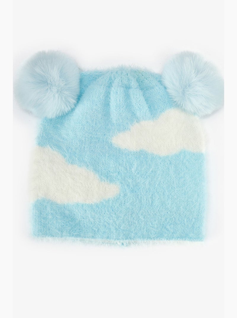 Gorro anabel menina penti Azul Branco - Kiabi
