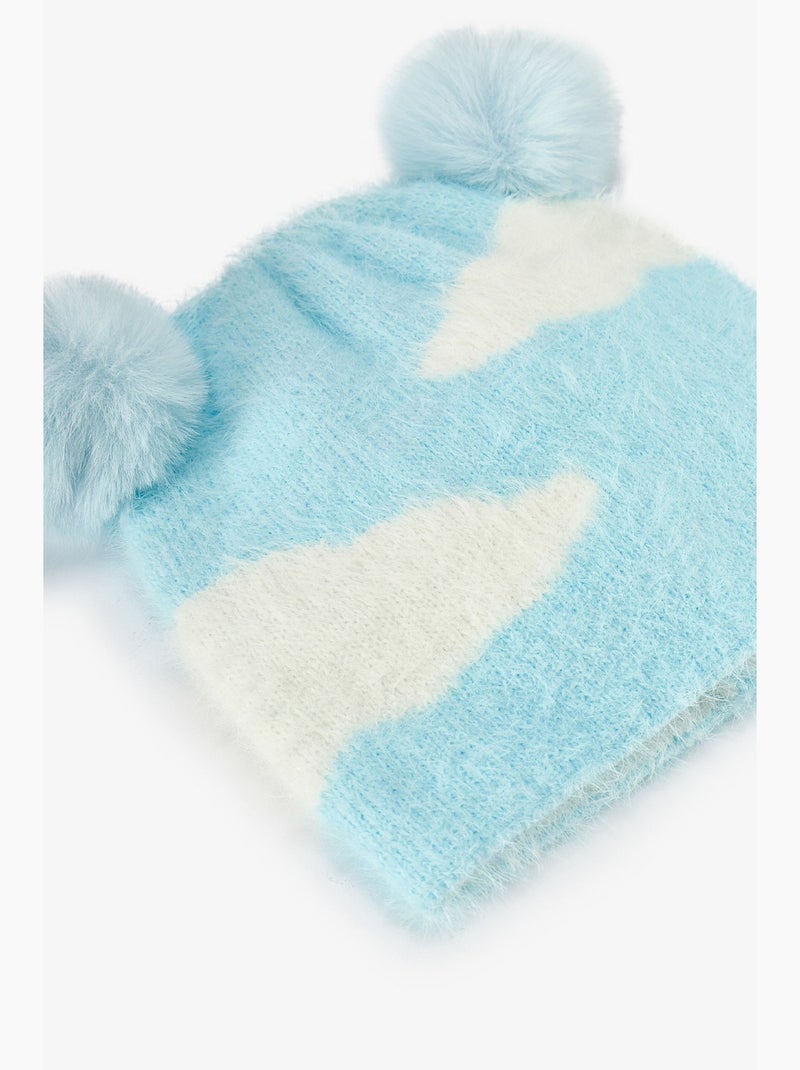 Gorro anabel menina penti Azul Branco - Kiabi