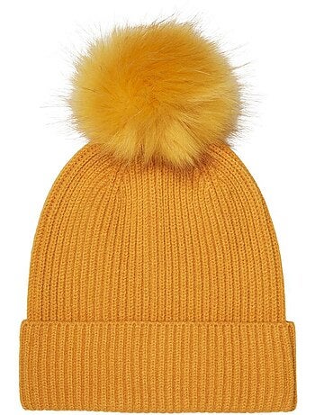 Gorro Beanie Amarelo para Mulher Vero Moda