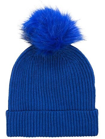 Gorro beanie azul royal para mulher vero moda