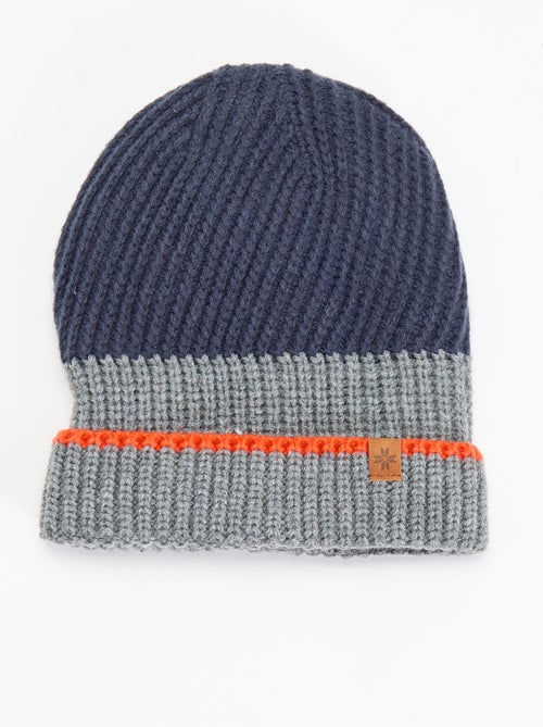 Gorro bicolor com dobra - Kiabi Gorro bicolor com dobra - Kiabi