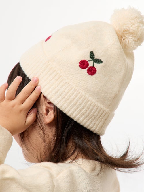 Gorro bordado em algodão - Kiabi