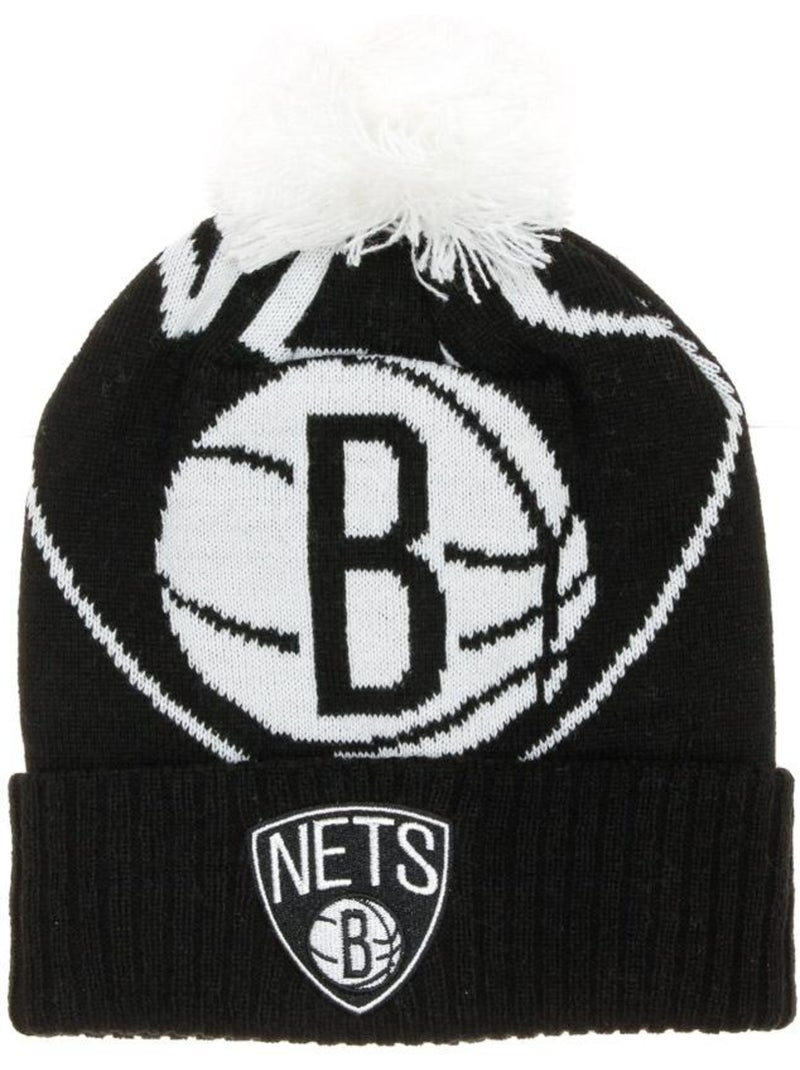 Gorro brooklyn nets preto para rapaz nba collegiate Preto - Kiabi