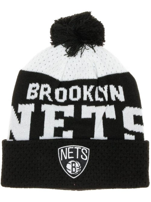 Gorro brooklyn nets preto/branco para rapaz nba collegiate - Kiabi