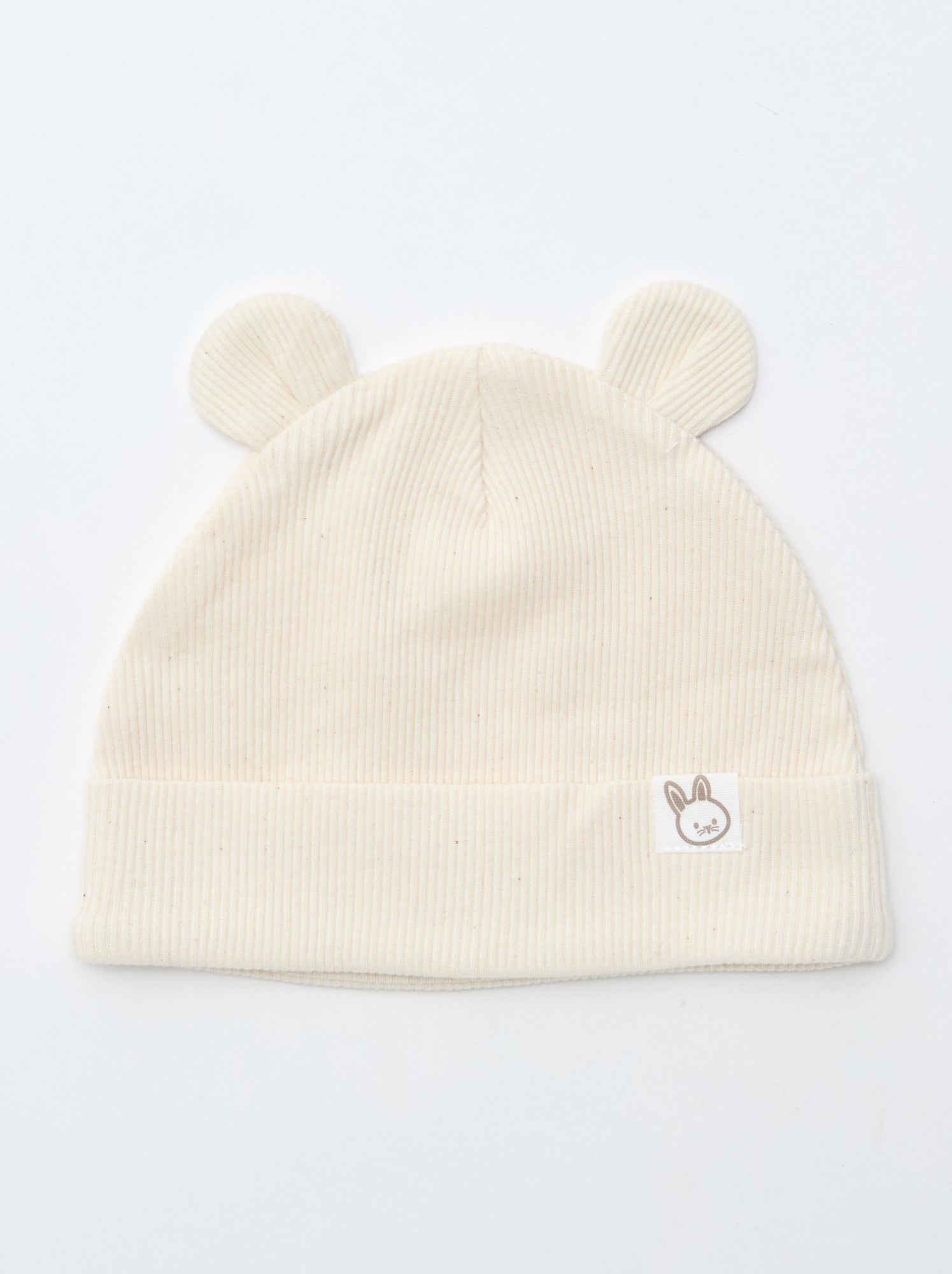 Gorro canelado com orelhas fantasia