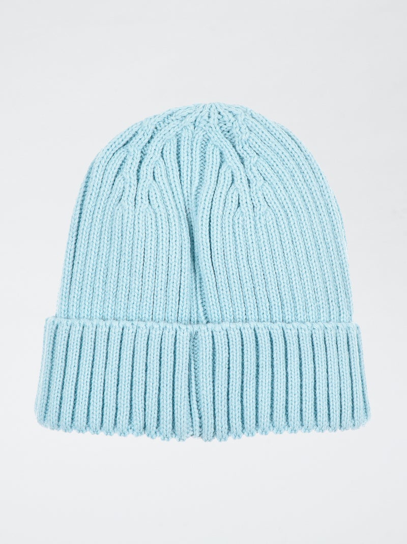 Gorro canelado 'Stitch' Azul - Kiabi