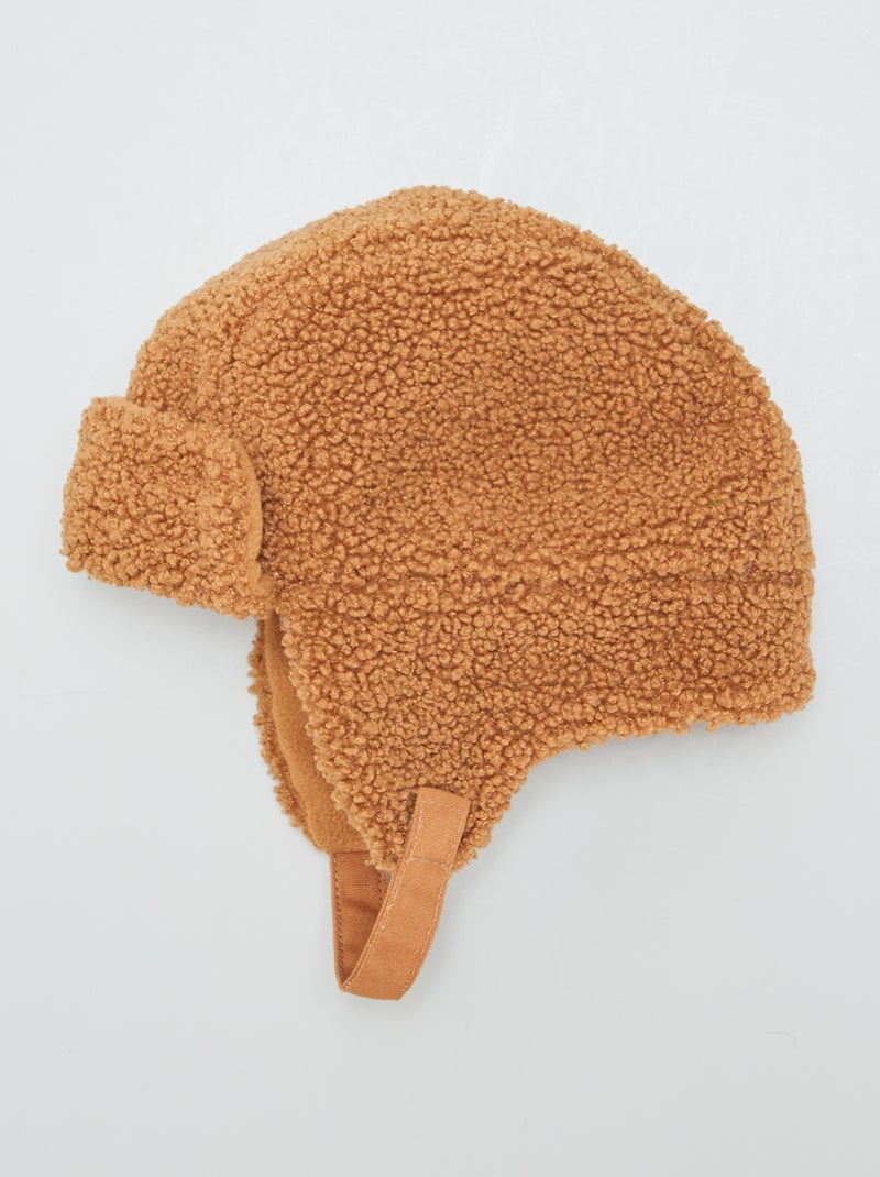 Gorro chapka efeito lã de carneiro BEGE - Kiabi