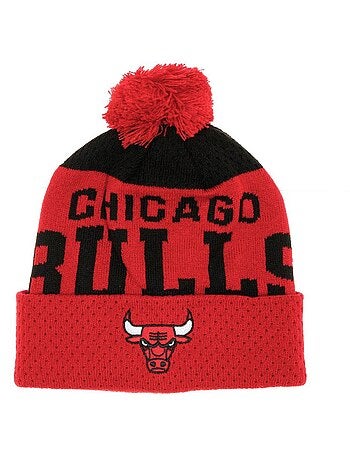 Gorro chicago bulls vermelho/preto menino nba collegiate
