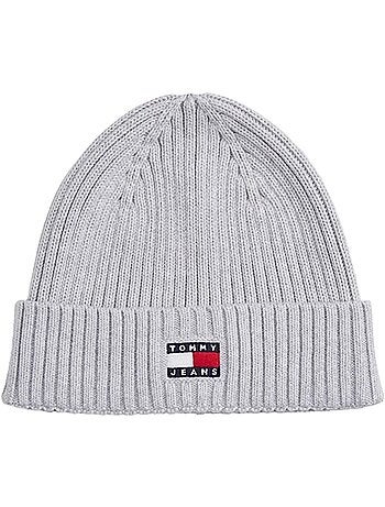Gorro cinzento tommy hilfiger tjw heritage core para mulher