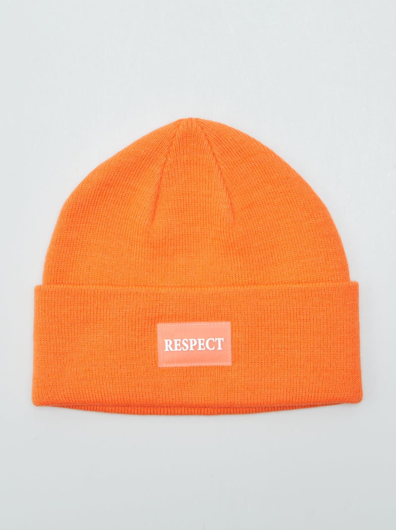 Gorro clássico LARANJA - Kiabi
