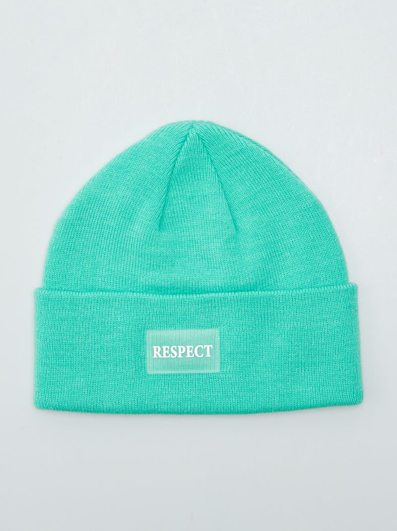 Gorro clássico VERDE - Kiabi