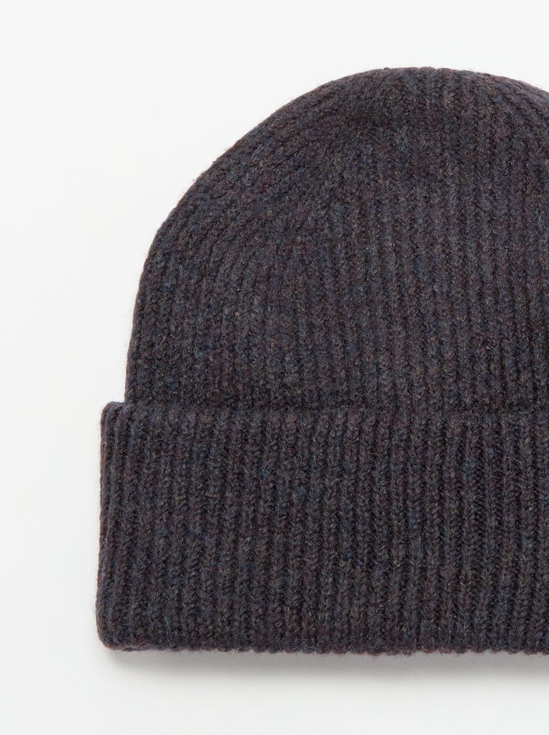 Gorro com dobra Azul - Kiabi