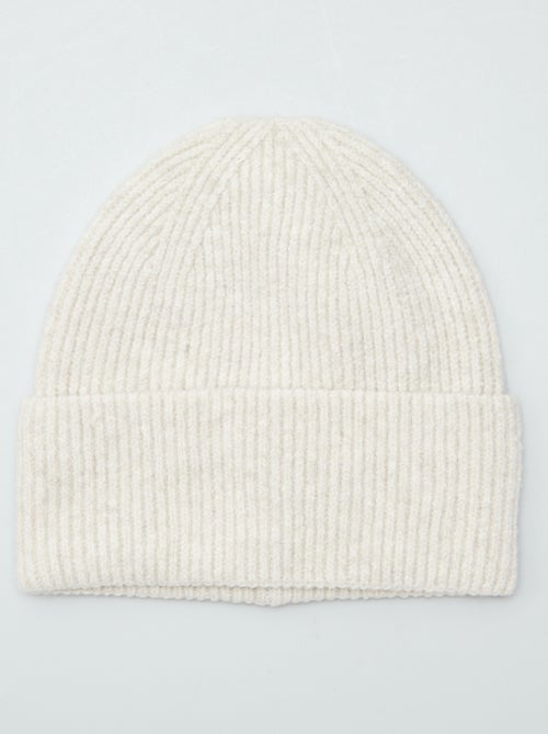 Gorro com dobra em malha - Kiabi