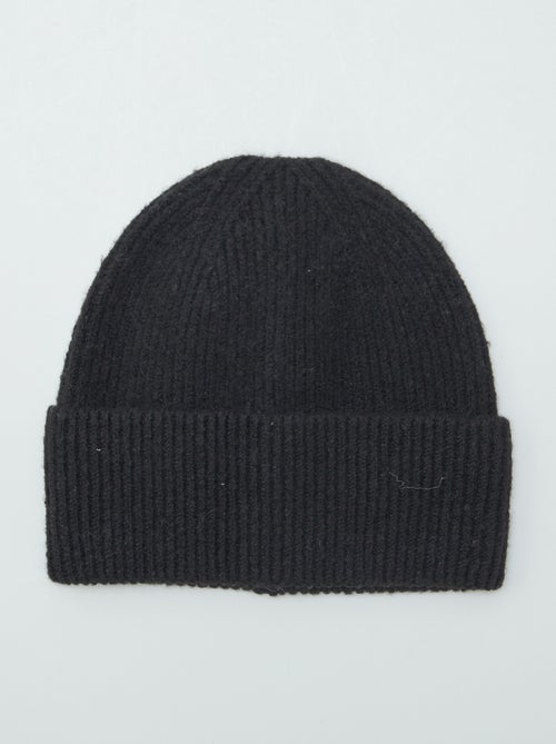 Gorro com dobra em malha - Kiabi