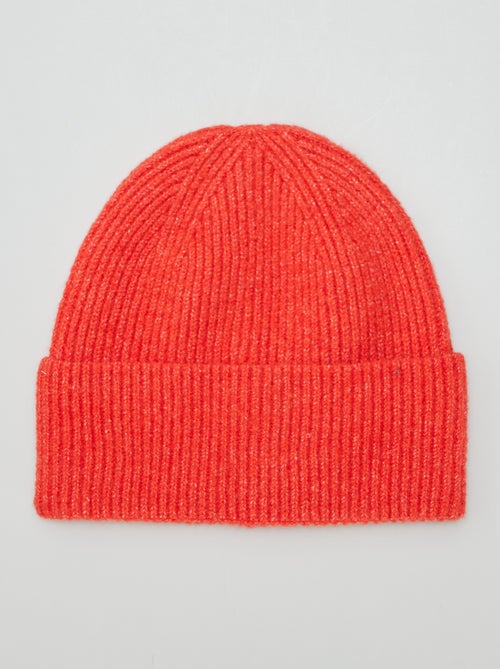 Gorro com dobra em malha - Kiabi