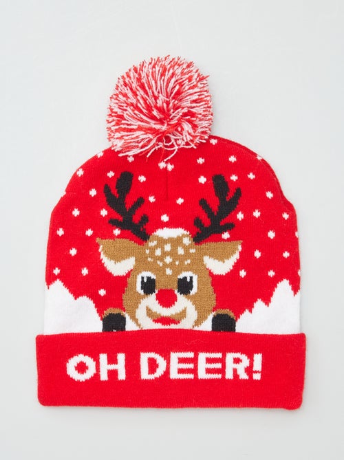 Gorro com estampado Natal - Kiabi